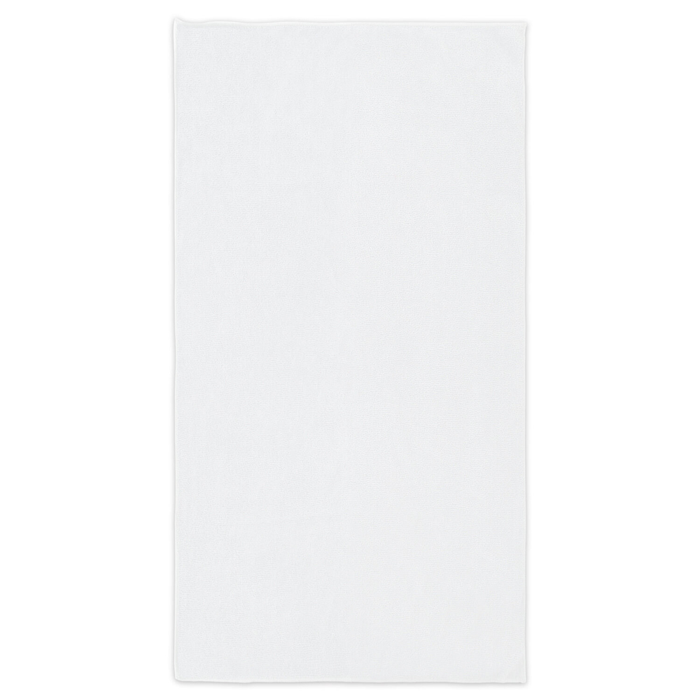 Салфетка из МИКРОФИБРЫ 50х100 см WHITE ULTRA DENSE OVERLOCK белая 280 г/м2 LAIMA HOME (3 штуки в упаковке)