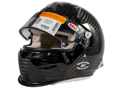 Карбоновый шлем BELL RS7 CARBON DUCK INT. WHITE YELLOW PURPLE PINK