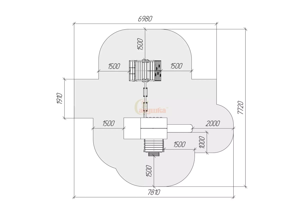 Детская площадка Савушка Тусун 6