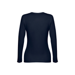 THC BUCHAREST WOMEN. Женская футболка с длинными рукавами и поясом из хлопка