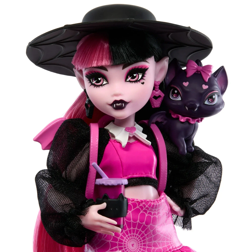 Кукла Monster High Draculaura с летучей мышью