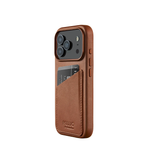 Чехол Mujjo Wallet Leather для iPhone 17 Pro песочный