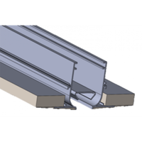 Скрытый щелевой диффузор линейного типа LOOK-CM под шпаклевку