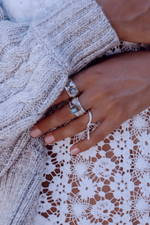 Кольцо «Мозаик» раф прямоугольный с лабрадоритом и ромбом белый циркон