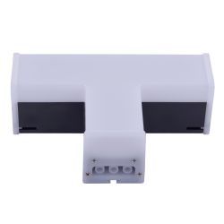 ULO-N11T-10W-6500K IP40 BLACK Светильник светодиодный T-образный. Белый свет 6500K. 2000Лм. Алюминий. Цвет черный. TM Uniel