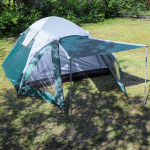 Палатка 4-мест, 210+120х240х130 см, 2 сл, 1 комн, 1 тамб, мос сет, 2 окна, Green Days, GJH057