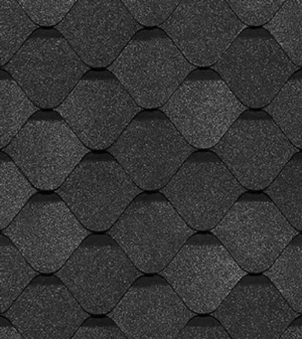 Гибкая черепица Docke PREMIUM Двухслойная "Ницца" Ежевика 2,9м2