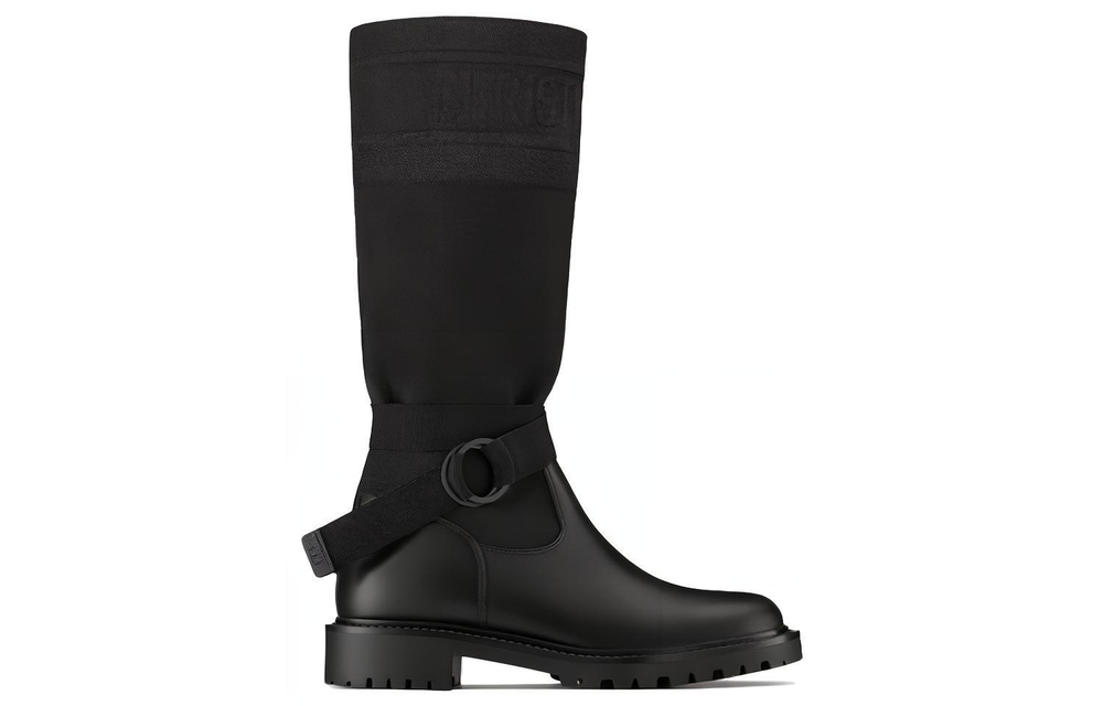 DIOR D Major Knee high Boots Women"s Black