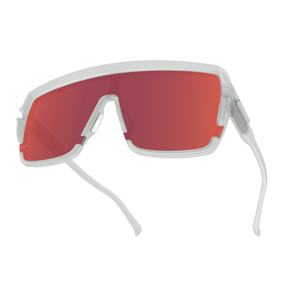 Спортивные очки HILX Youngblood Matt Transparent / Red Lens