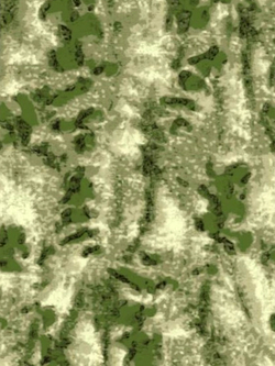 Ткань смесовая для спецодежды Prival TC-1265, камуфляж Мох, 120г/м2, 1.5х10м