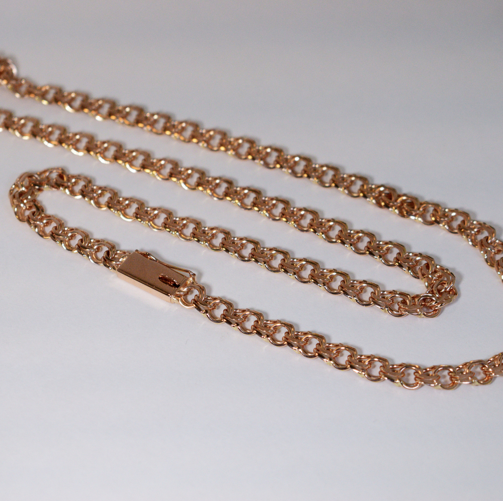 Цепь Бисмарк с замком- коробка