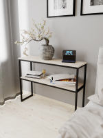 Консольный столик в гостиную с полкой AURORA