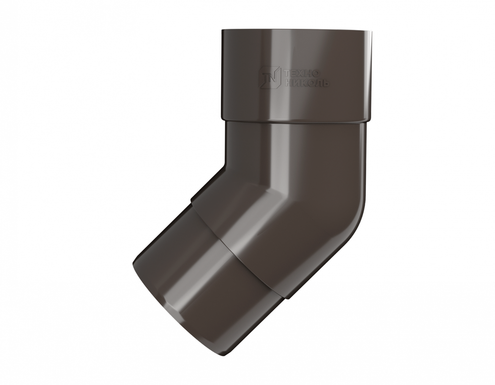 Колено трубы D82 // 135˚// темно-коричневый // Технониколь