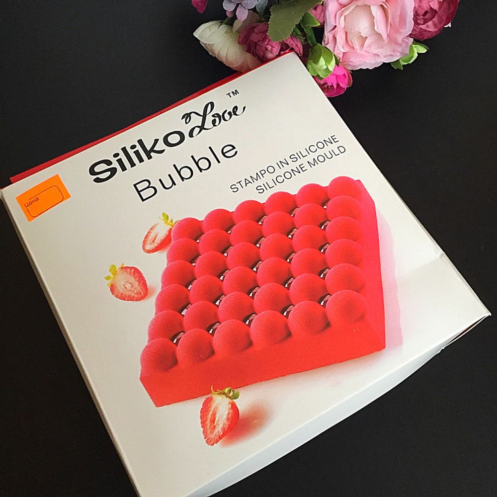 Силиконовая форма для выпечки Bubble торт (П2591) (Размер 19х19см. Высота 5см.)