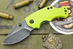 Складной нож  8700 LIMEBW Shuffle Lime