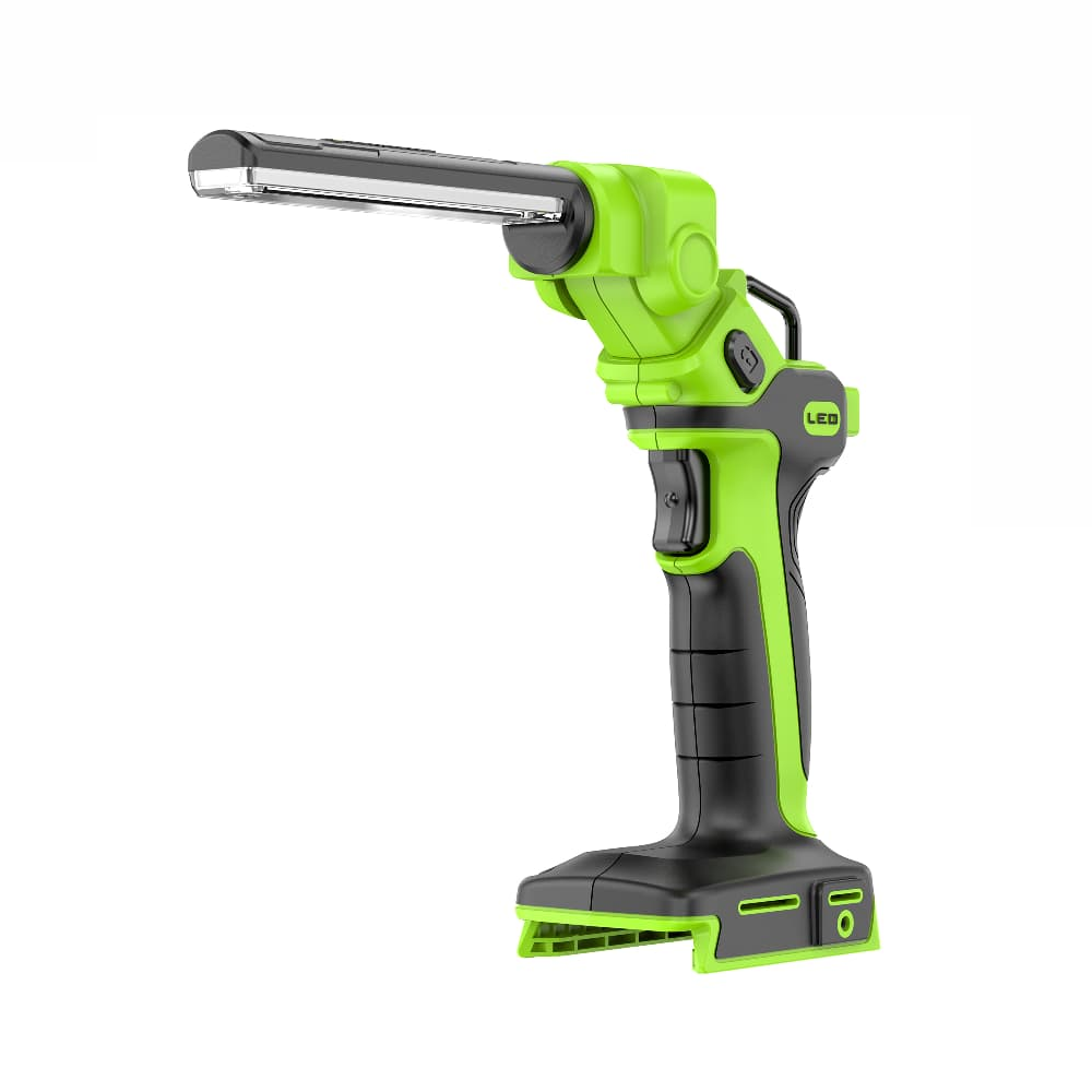 Фонарь Greenworks G24UL, влагозащитный, LED, платформа POWERALL, черный, зелёный 3503707