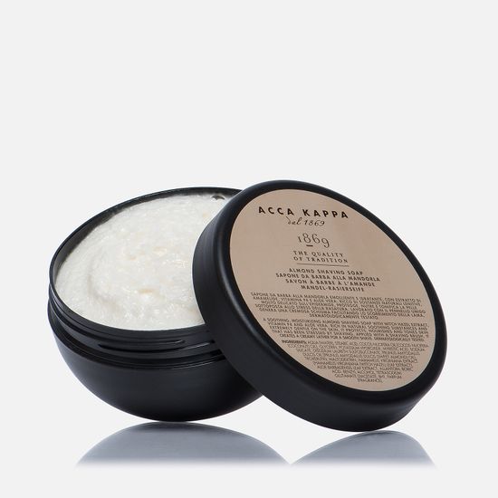 Мыло для бритья Acca Kappa Almond Shaving Soap, 1869, в банке, 200мл