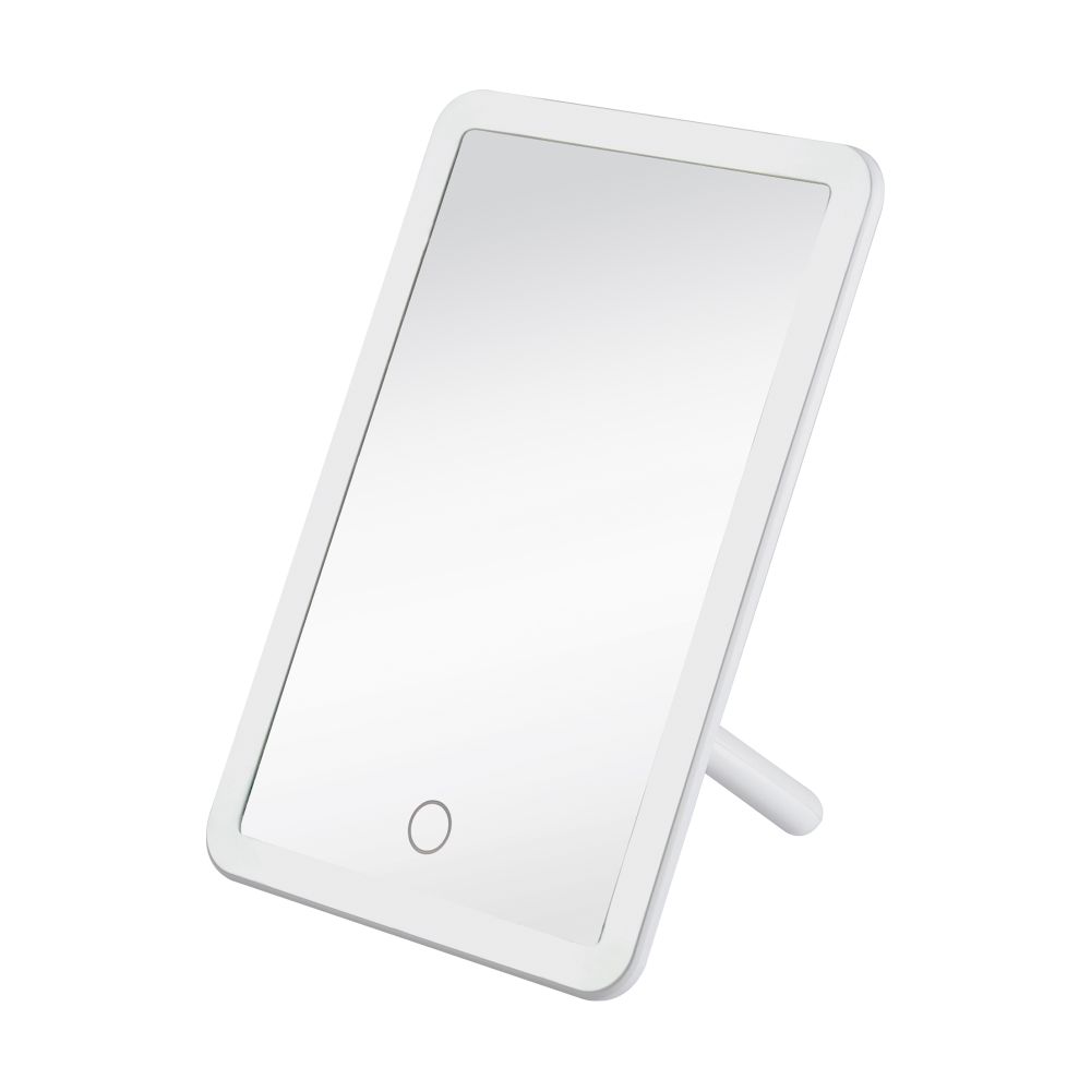TLD-591 White-LED-80Lm-6000K-Dimmer Настольный светильник зеркало. 4W. Встроенный аккумулятор 3.7V-600mAh. Сенсорный выключатель. Диммер. Белый. ТМ Uniel