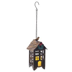 GAEM Изделие декоративное подвесное с подсвет "Домик" (3хAAA н/п), L14 W15 H29 см