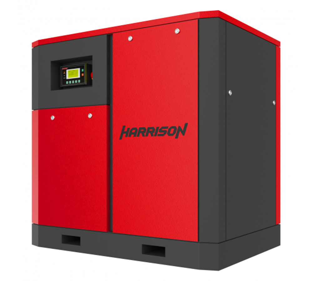 HRS-943300 Винтовой компрессор с ременным приводом Harrison: 3300 л/мин, 10 бар, 22 кВт