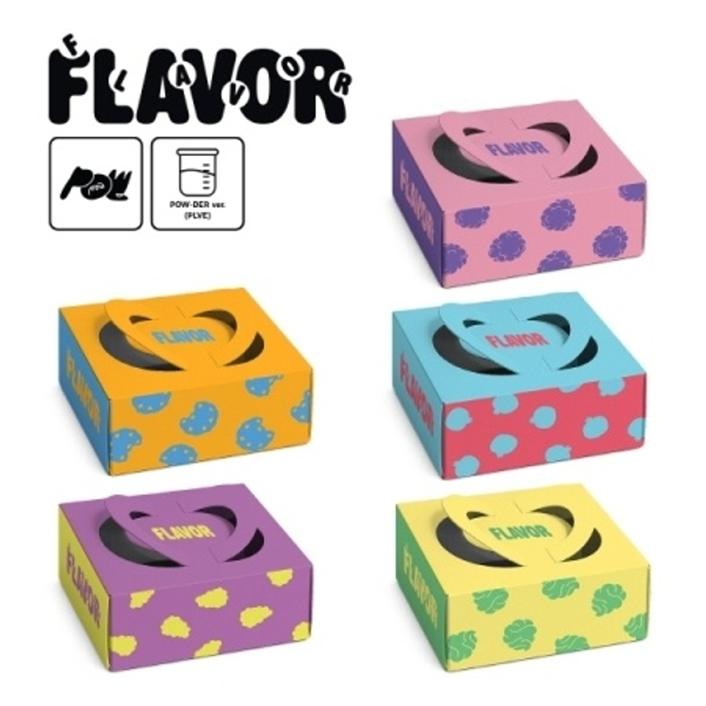 (ПРЕДЗАКАЗ) Альбом POW - FLAVOR Single Album POW-DER 5 Version SET