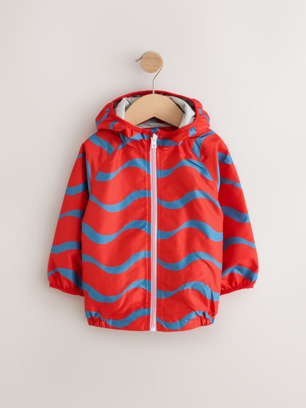 Куртка непромокаемая с капюшоном для мальчика Next E45-734, Бежевый