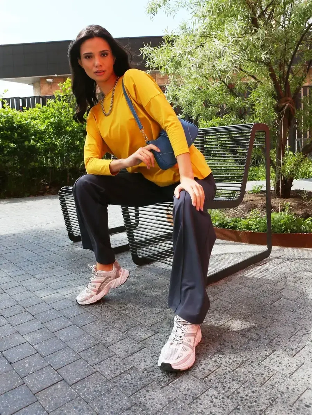 Штаны палаццо оверсайз