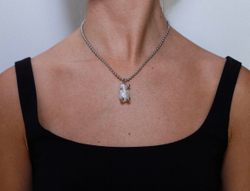 NNEO PEARLLY Жемчужина с двойным пирсингом DOUBLE