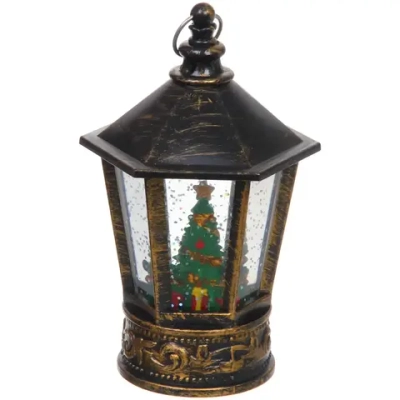 Сувенир с подсветкой «Фонарь-Ёлочка» 8*7*14 см