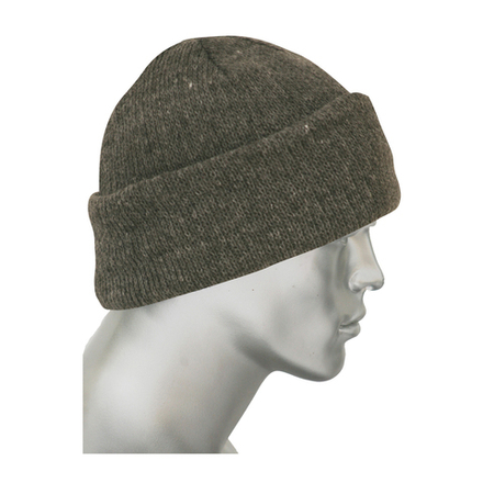 Шапка трикотажная серая