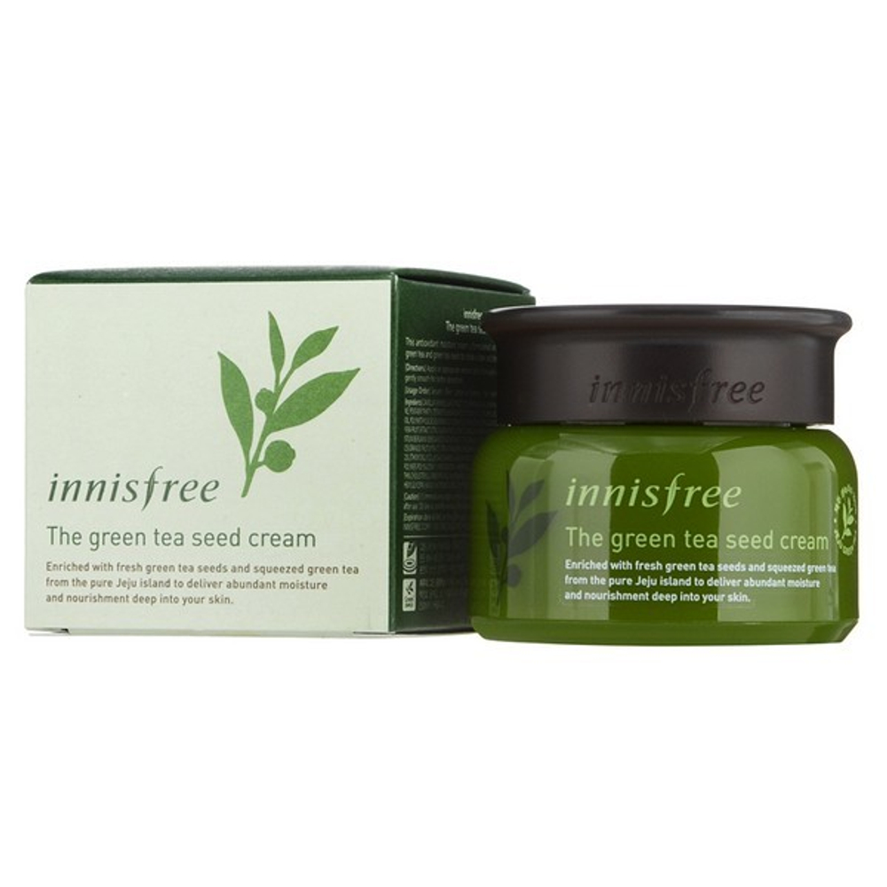 Innisfree The Green Tea Seed Cream антиоксидантный крем с экстрактом семян зеленого чая