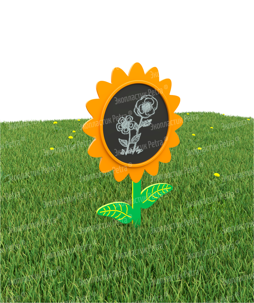 Уличный МАФ для конспектирования Цветочки