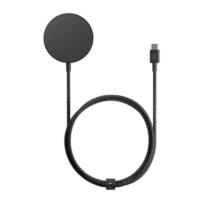 Зарядное устройство MagSafe с подставкой Native Union SnapStand (Qi2) (1,5 м) Зарядное устройство с нейлоновой оплёткой. Беспроводная зарядка: Qi 15 Вт. Сертификация Qi2
