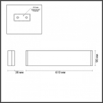 Накладной светильник Odeon Light Framant 4295/20WL