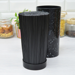 Подставка для ножей 11*22см черная