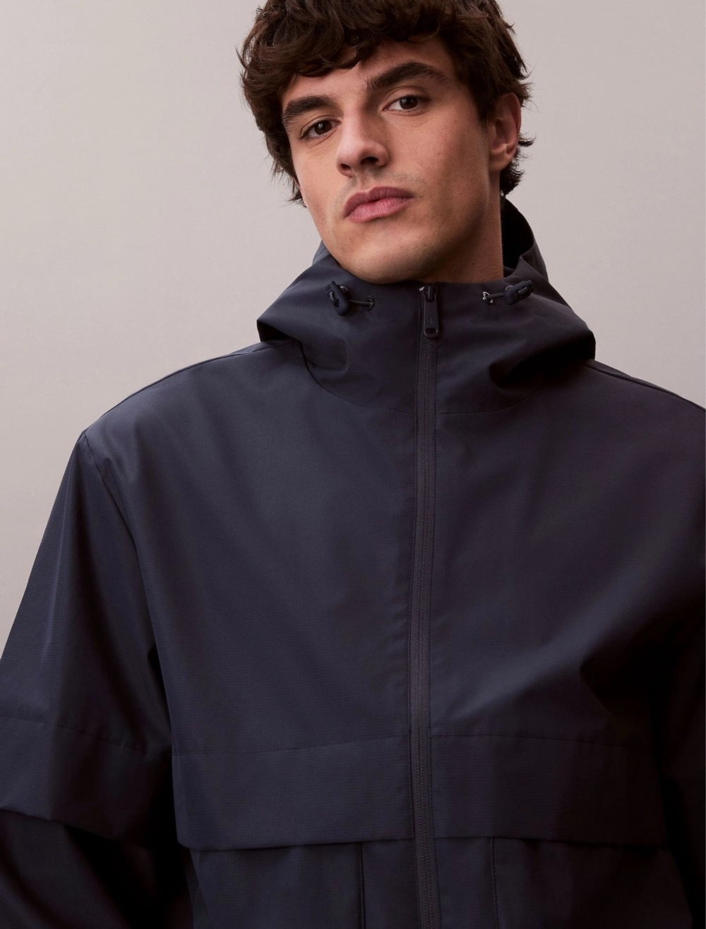 Куртка Calvin Klein Ripstop Hooded Windbreaker Jacket Blue Nights