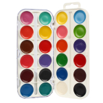 Акварель 24 цвета, без кисти, пластик (Creativiki)