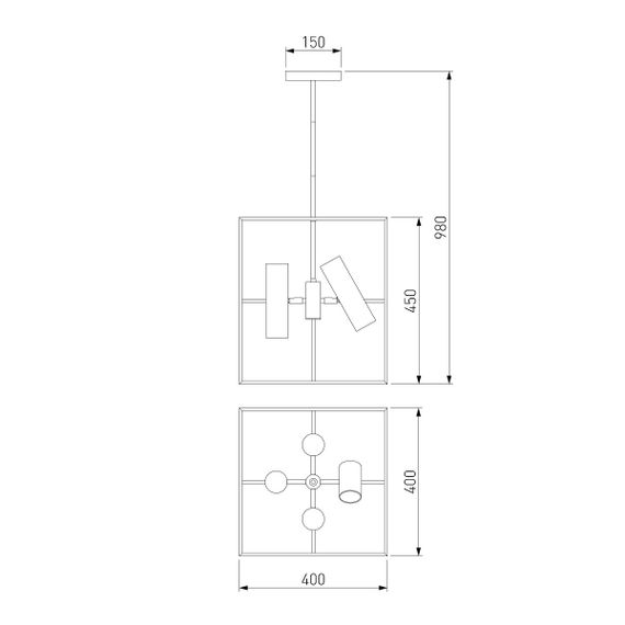 Подвесная люстра Eurosvet Adamson 70142/8 латунь