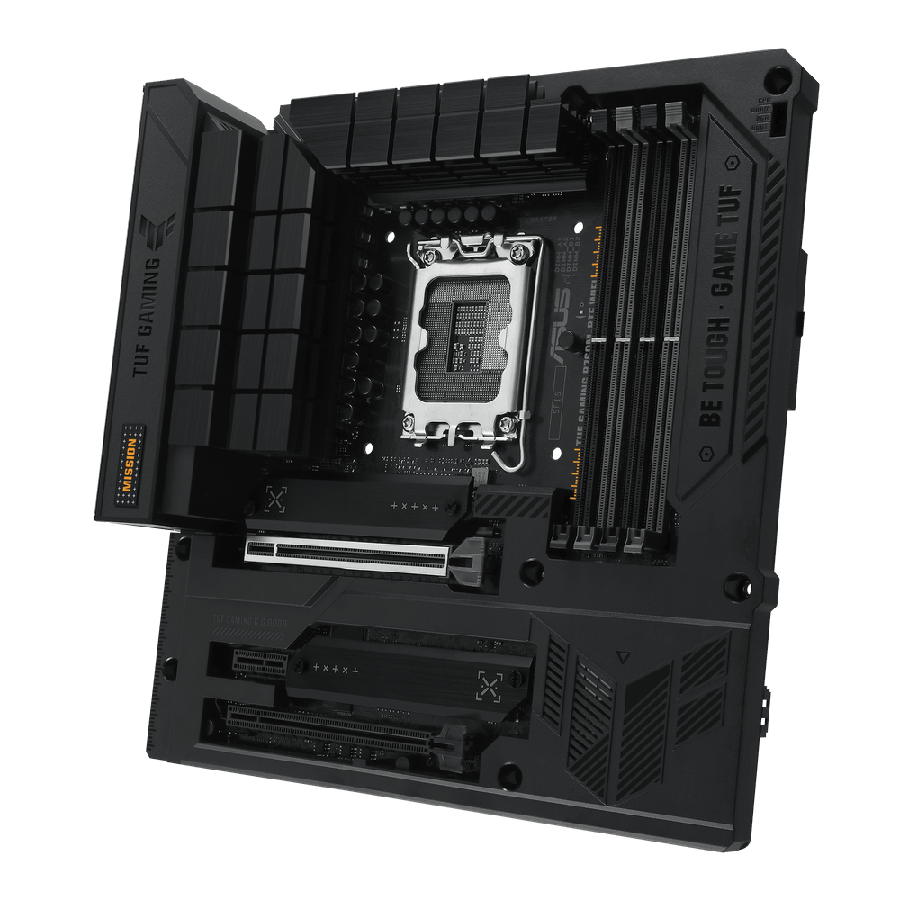 Материнская плата ASUS TUF GAMING B760M-BTF WIFI, LGA1700 4xDDR5 4xSATA3 3xM.2 RAID HDMI DP mATX