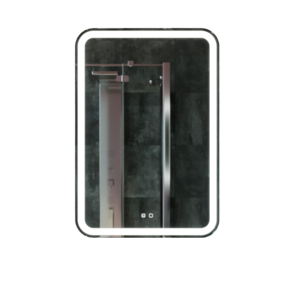 Зеркало MIXLINE "Мальта-VOICE"  550*800 (ШВ) сенсорный выключатель, управление голосом., подогрев