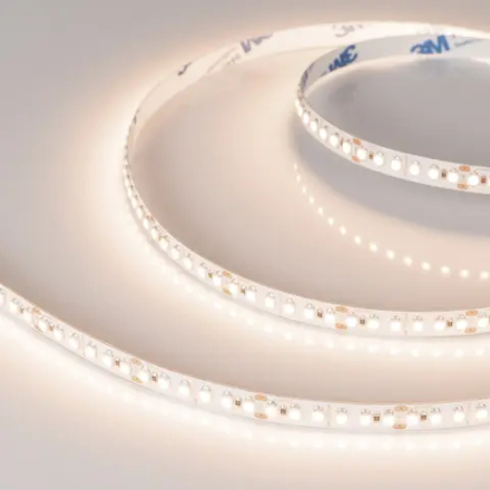 Светодиодная лента RT-A180-8mm 24V Warm3500 (14.4 W/m, IP20, 3528, 5m) (Arlight, Открытый) 040549