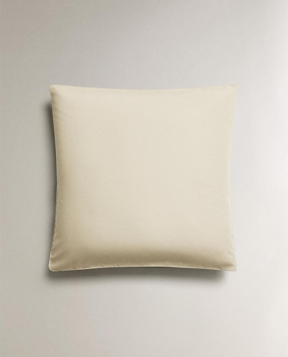 ZARA HOME НАВОЛОЧКА ИЗ ХЛОПКА ПЕРКАЛЬ (300 НИТЕЙ), ЭКРЮ