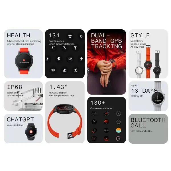 Умные часы CMF by Nothing Watch 3 Pro, Светло-серый | Light Grey (Global)