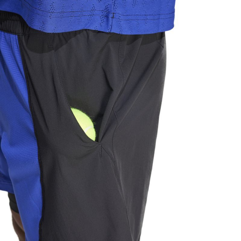 Мужские теннисные шорты Adidas Shorts and Inner Tights Set - разноцветный