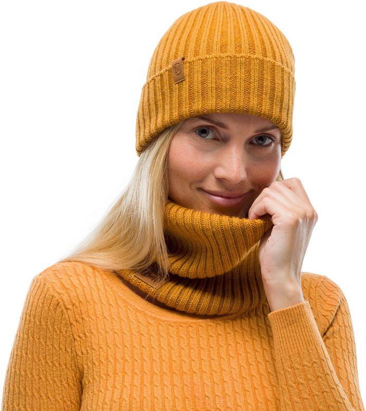 Модный шарф-труба Buff Neckwarmer Knitted Comfort Norval Mustard Фото 3