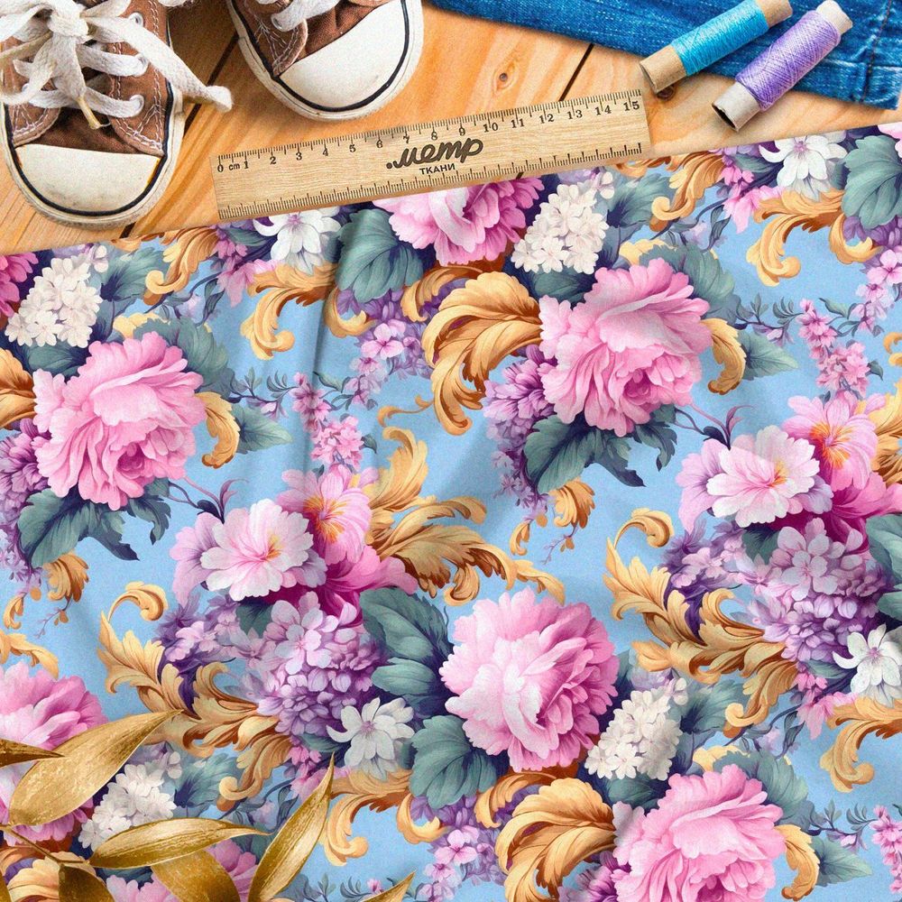 Ткань премиум Оксфорд 600D красочный мир