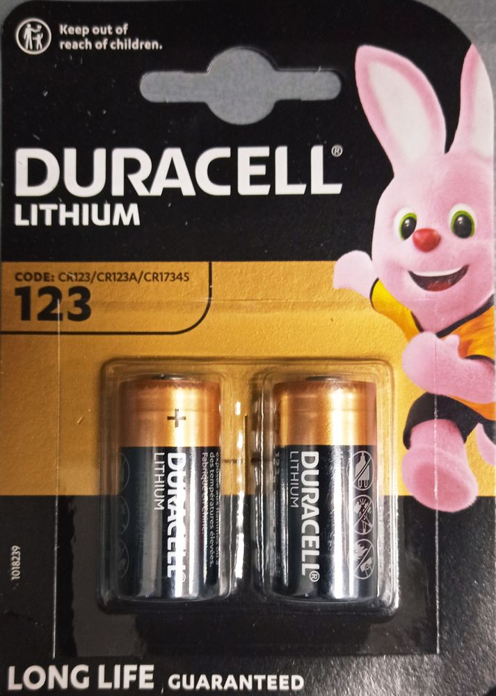 Батарейка для фототехники CR123A Duracell