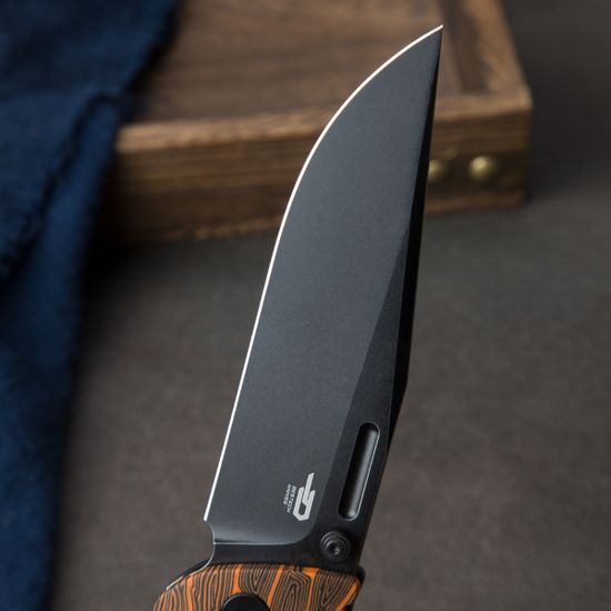 Нож Bestech BT2301F Keen II с клинком из стали CPM-S35VN, рукоять Damascus G10