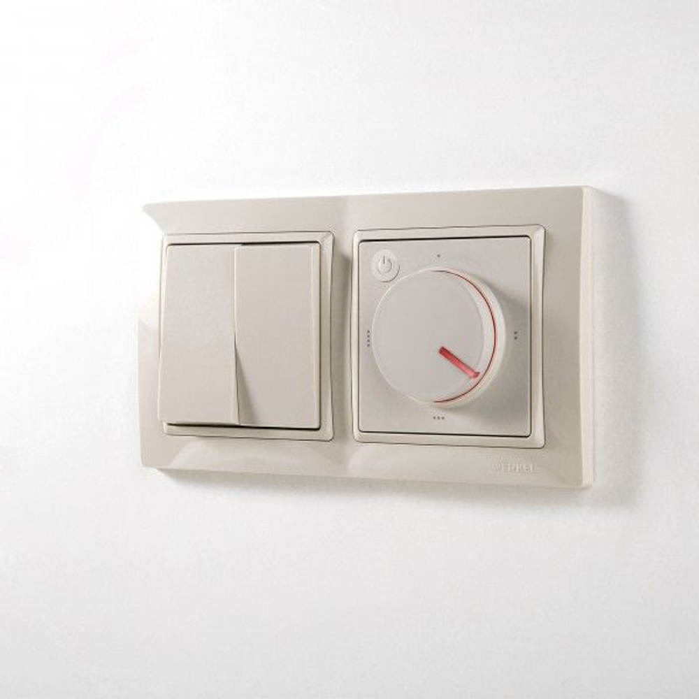 Рамка на 2 поста Snabb basic (слоновая кость)