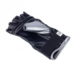 Перчатки снарядные (Шингарты) Clinch Bag Gloves Cut Finger черно-серебристые C642